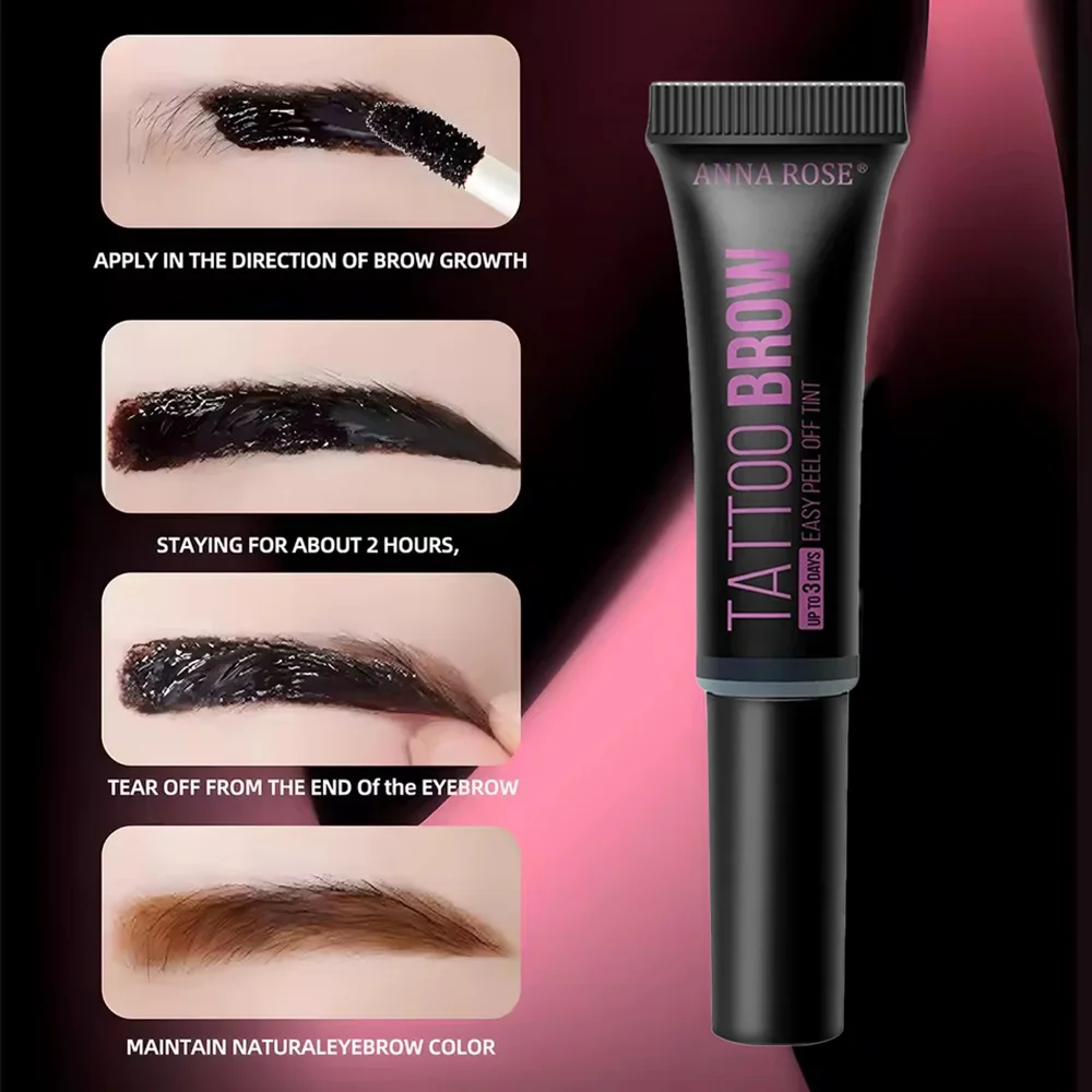 Bb Cream Tinted - Peel-Off Eyebrow Gel Tint Waterproof Brow