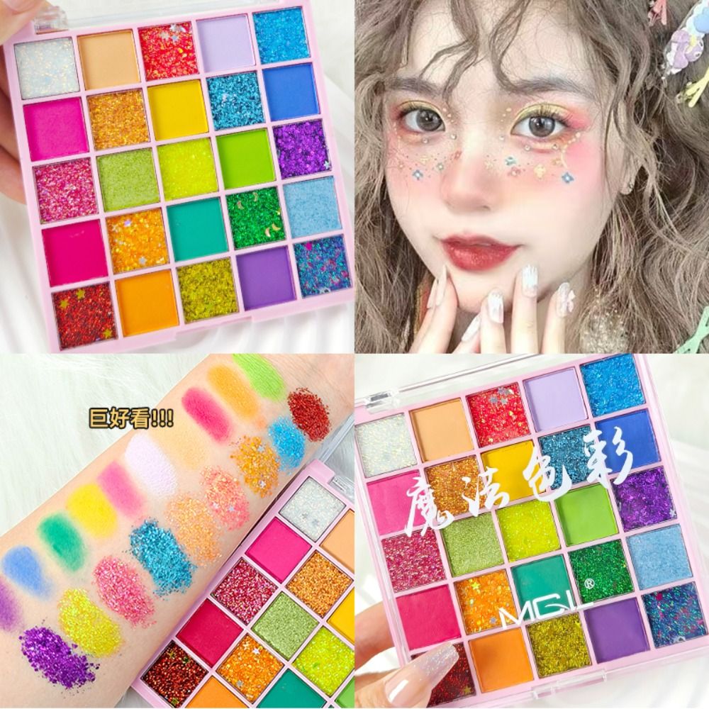 Dopamine 25 Colors Matte Shimm - Beauty Book Makeup Kit 评论和价格
