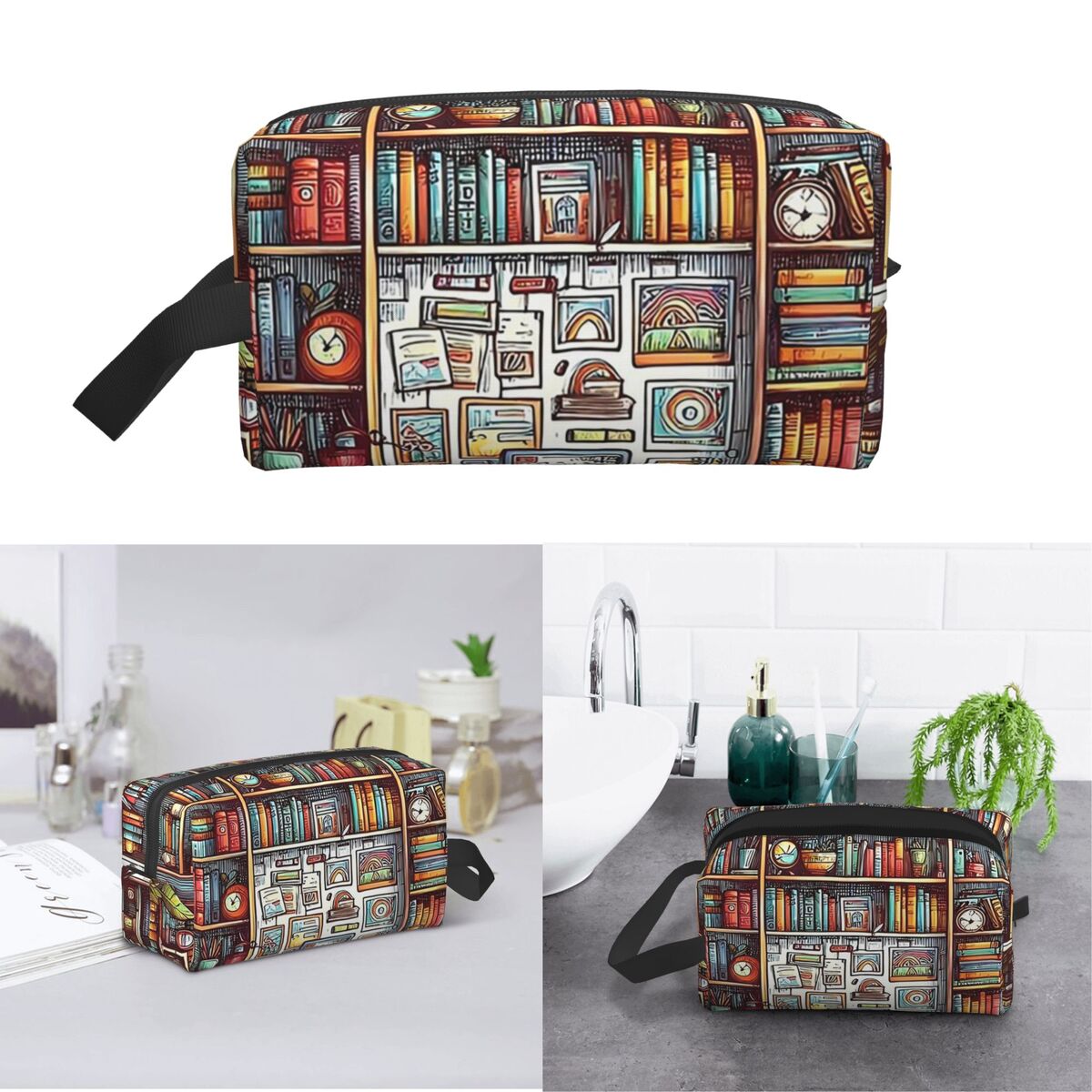Cartoon Books Bookshelf Makeup - Beauty Book Makeup Kit 评论和价格