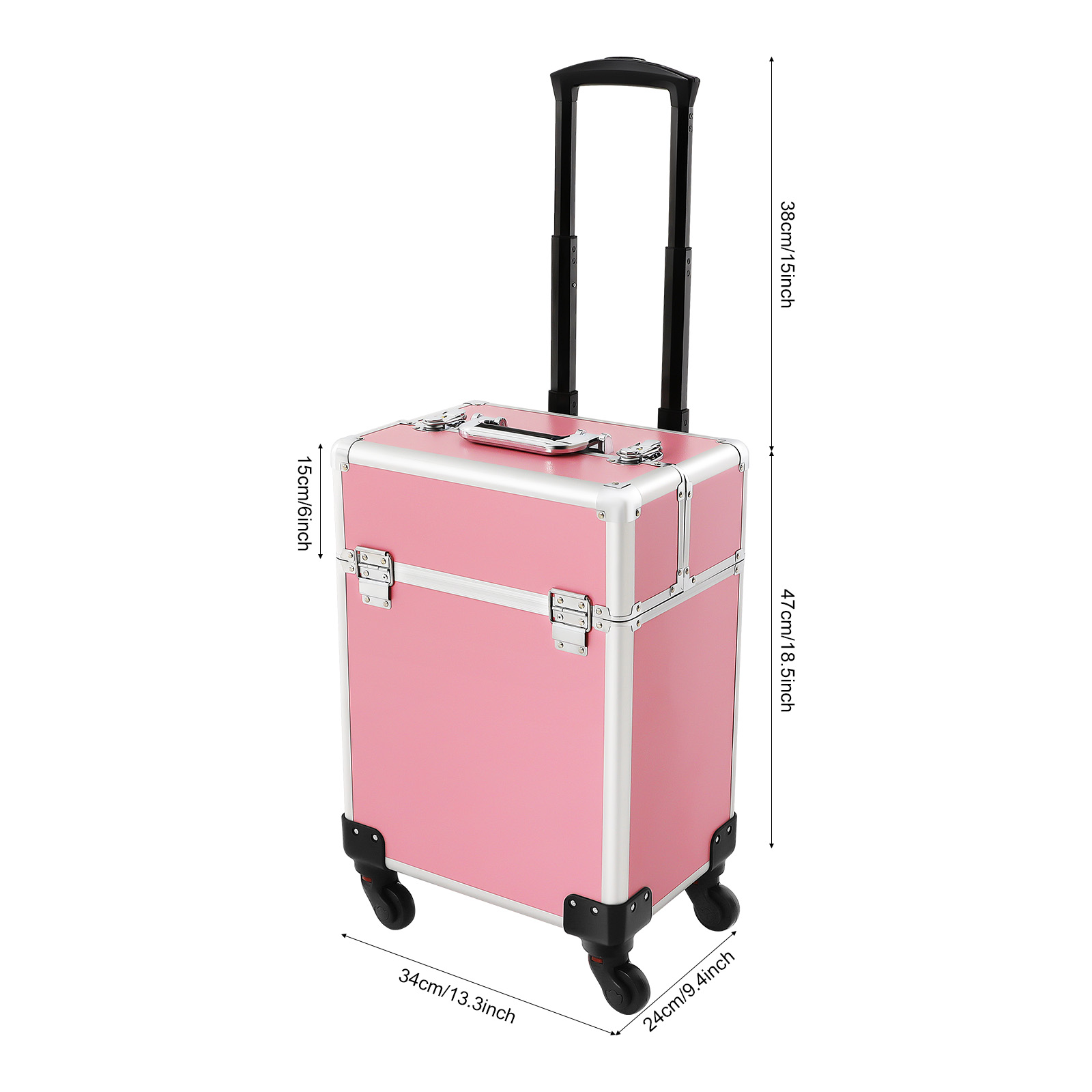 Rolling Makeup Train Case Cosm - Beauty No Makeup 评论和价格