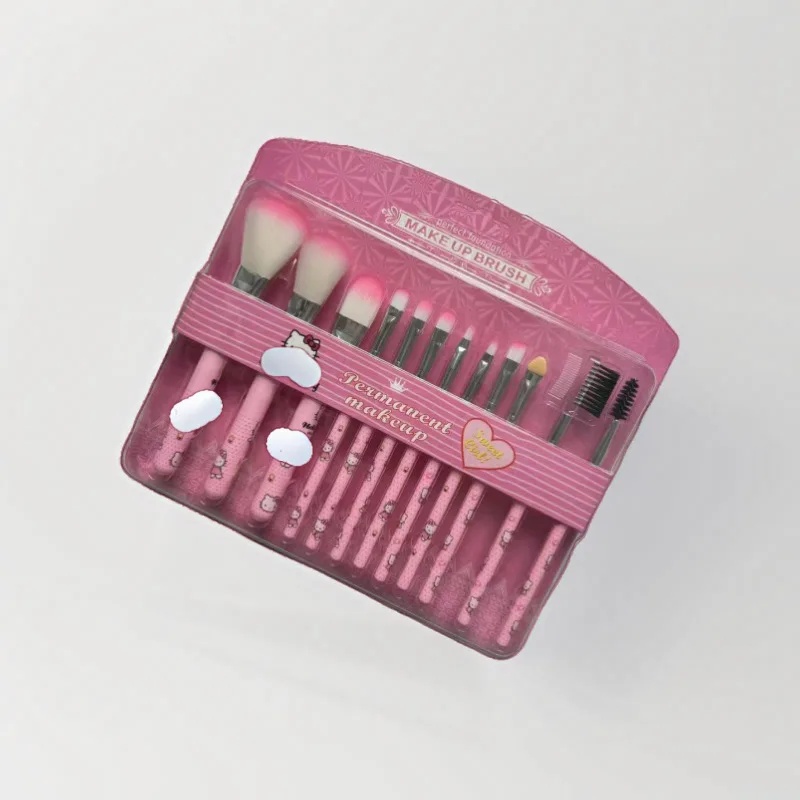 Hello Kitty 12-piece Makeup Br - Beauty Makeup Gift Sets 评论和价格