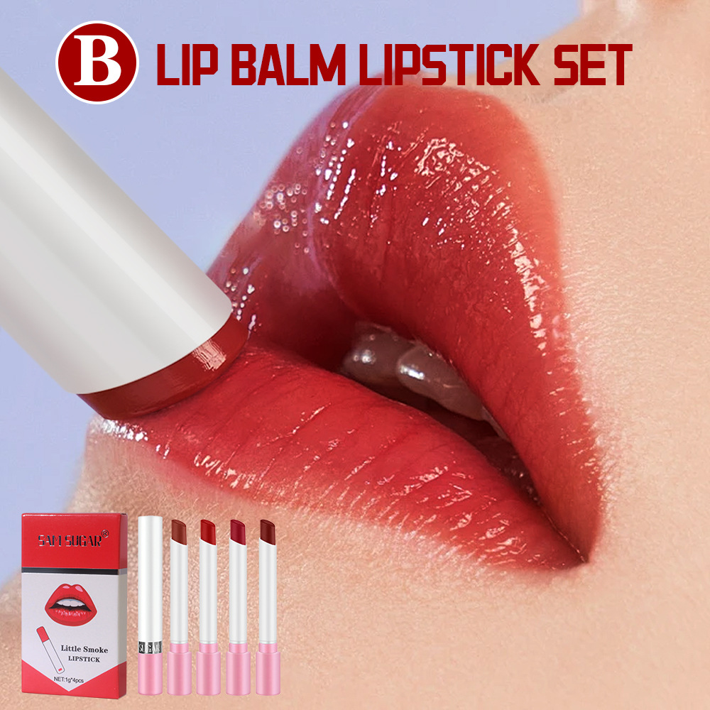 Cigarette Lipstick Set 4 Pcs P - Beauty Makeup Gift Sets 评论和价格