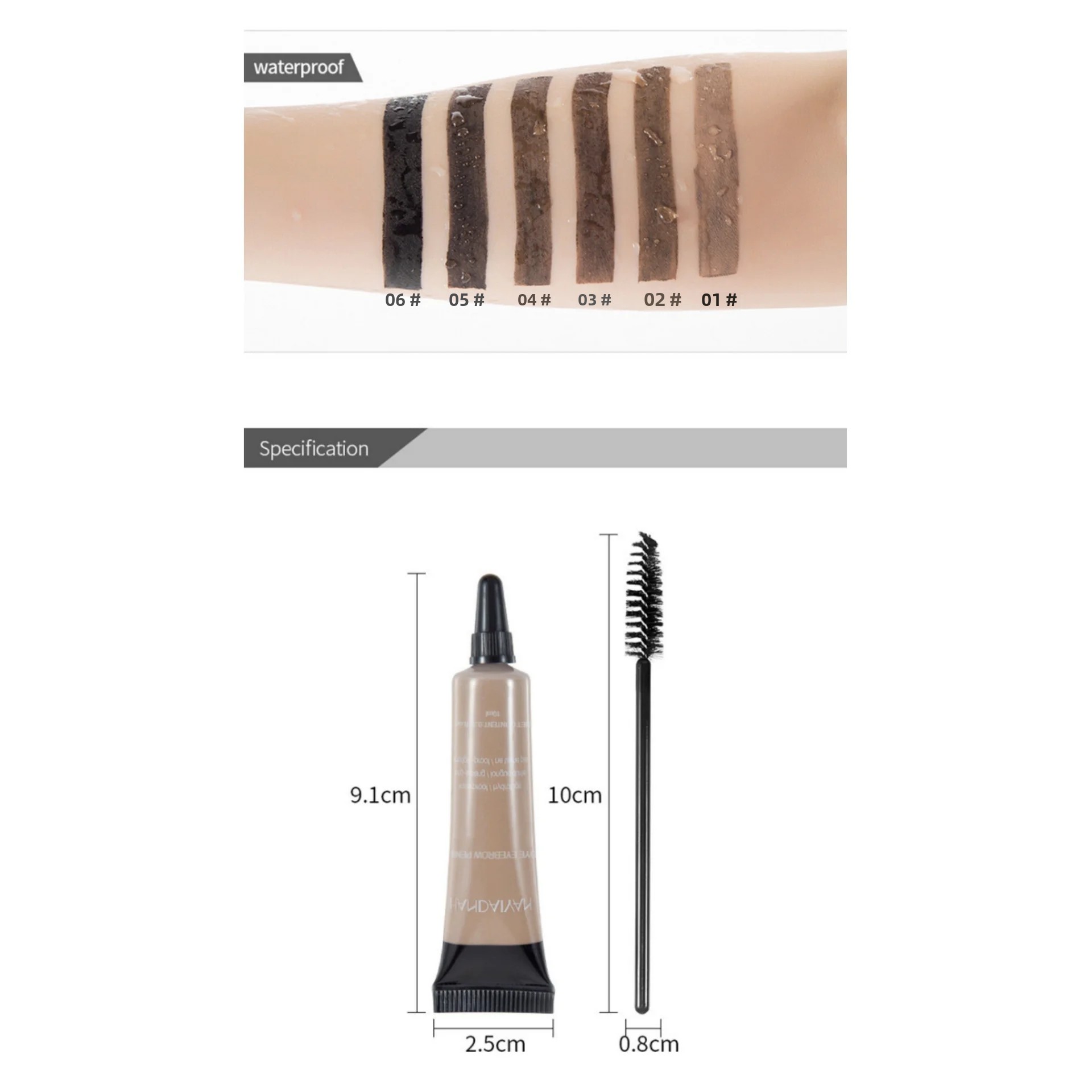 Natural Eyebrow Tint Gel Water - Bb Cream Tinted 评论和价格