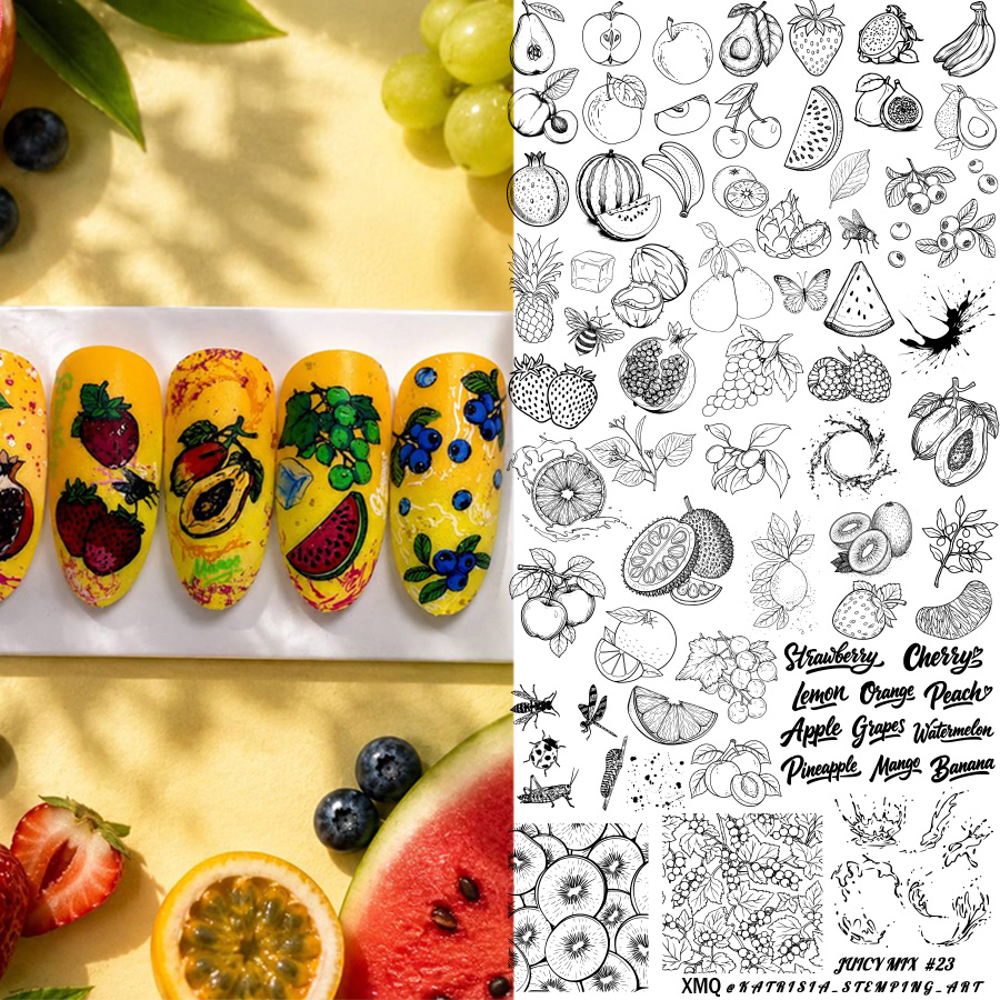 XMQ Nail Art Stamping Plates F - Nail Art Stamping Kit 评论和价格