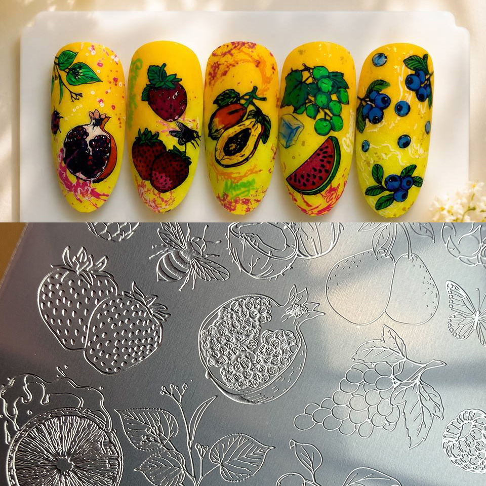 XMQ Nail Art Stamping Plates F - Nail Art Stamping Kit 评论和价格