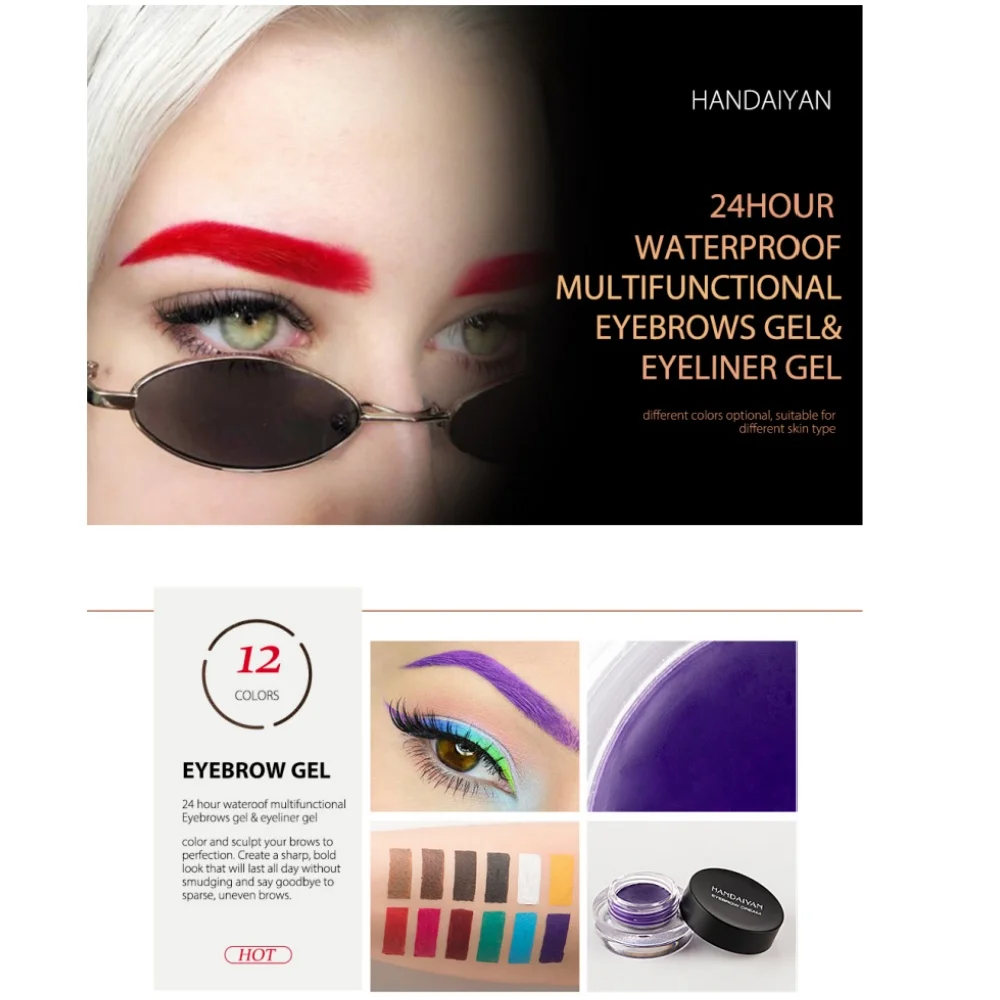 HANDAIYAN Colorful Eyebrow Cre - Bb Cream Tinted 评论和价格