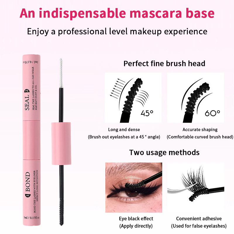 Double Ended Eyelash Bond And  - Waterproof Mascara Wand 评论和价格