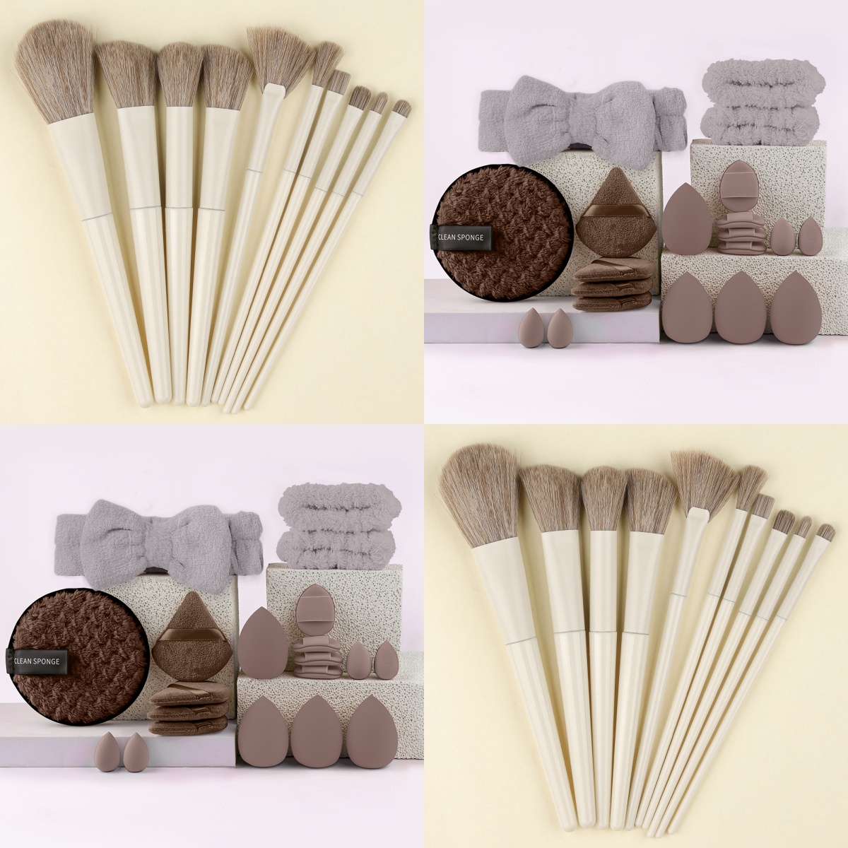 Professional 10PCS Makeup Brus - Beauty Makeup Gift Sets 评论和价格