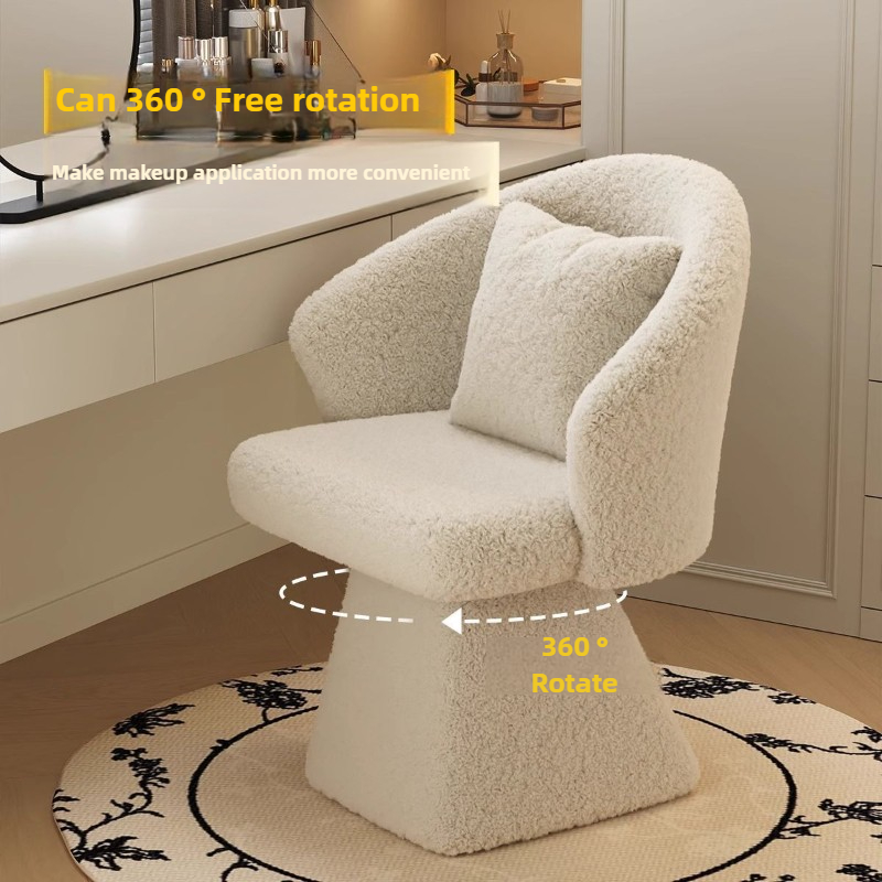 Dressing Table Chair, Rotatabl - Beauty No Makeup 评论和价格