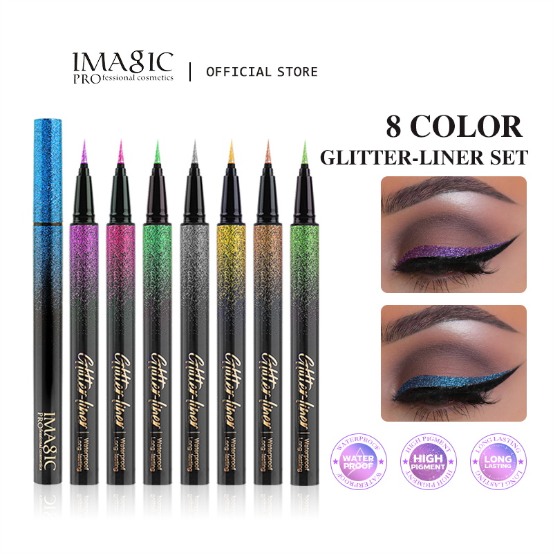 IMAGIC 8 Color Glitter Eyeline - Beauty Makeup Images 评论和价格