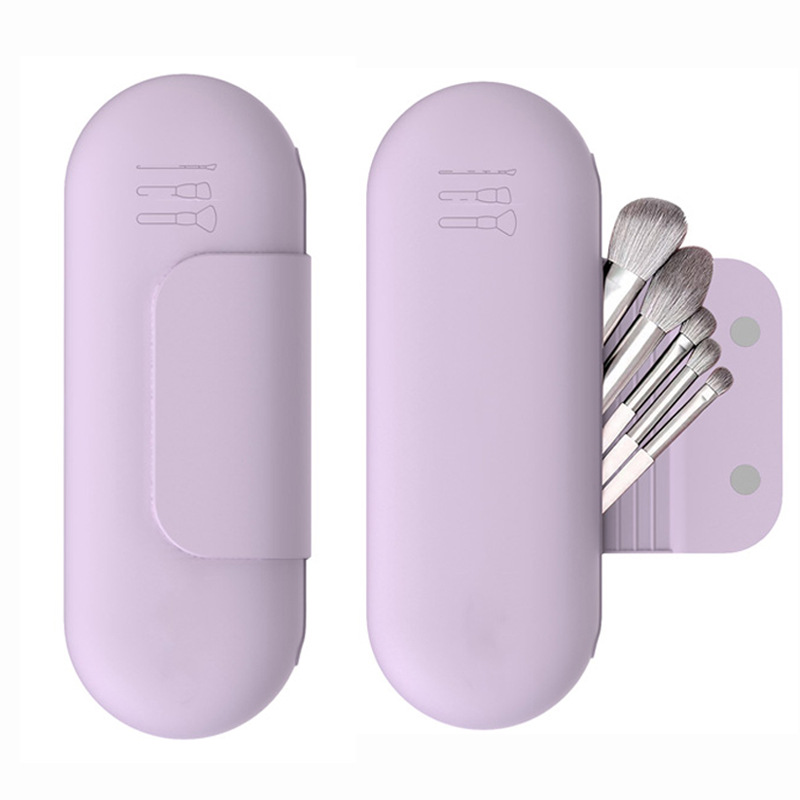 Makeup Brush Bag for Women Sil - Cosmetic Sponge 评论和价格