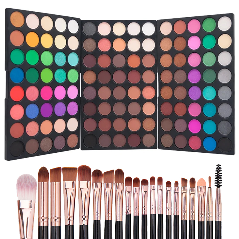 120 Colors Matte Shimmer Eyesh - Beauty Book Makeup Kit 评论和价格
