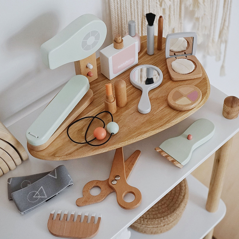 New Children Wooden Simulation - Beauty Makeup Gift Sets 评论和价格