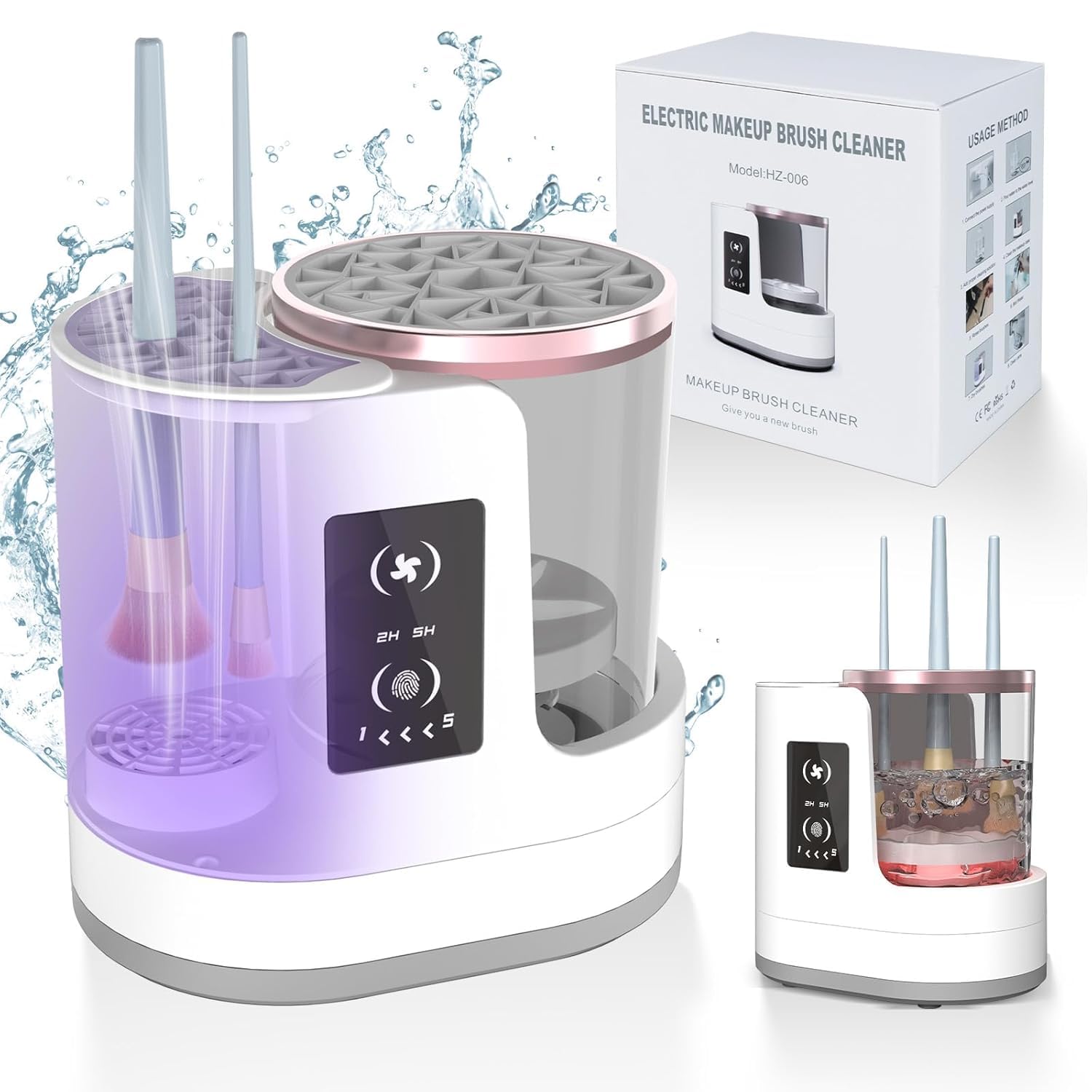 Automatic Rotating Makeup Brus - Beauty Home Makeup 评论和价格