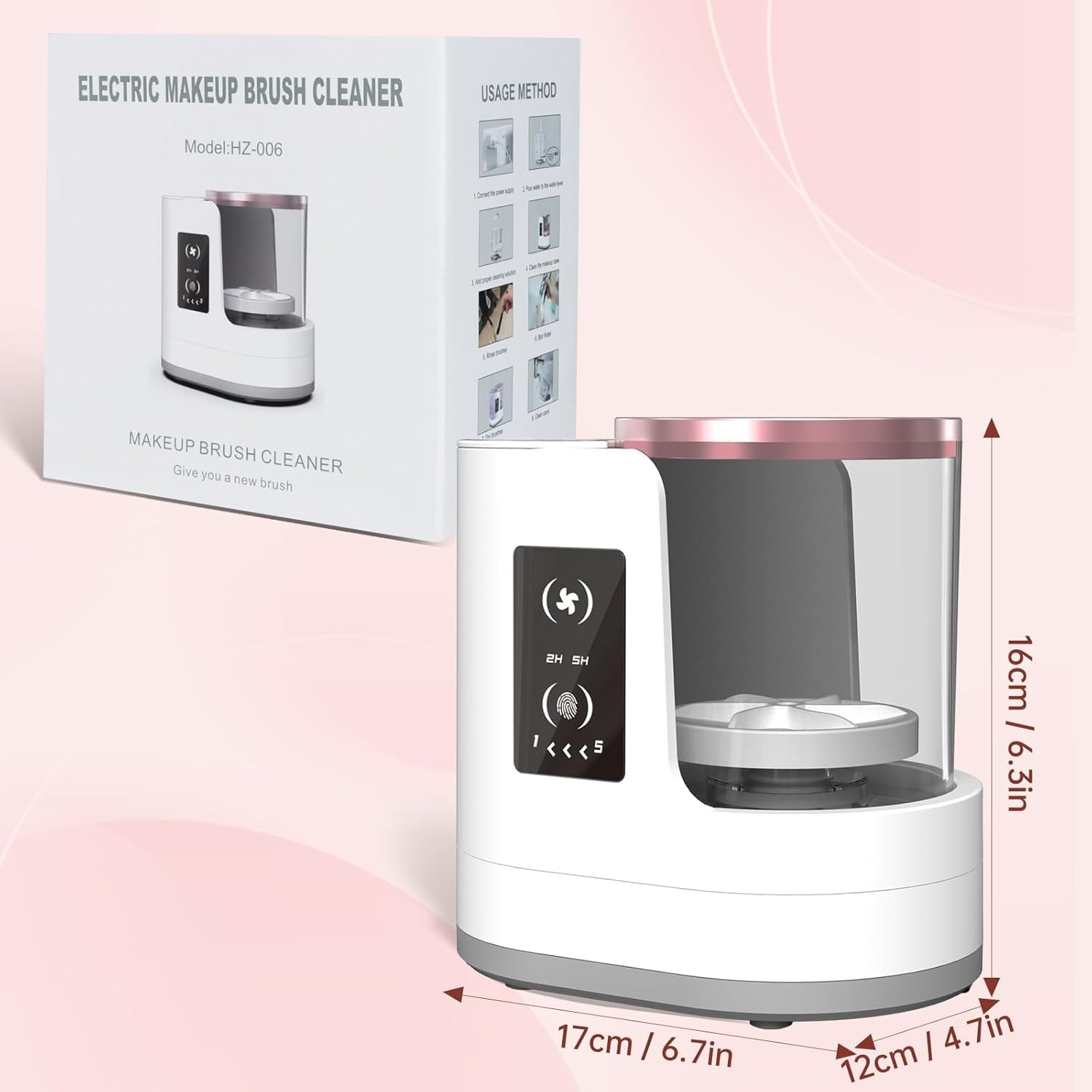 Automatic Rotating Makeup Brus - Beauty Home Makeup 评论和价格