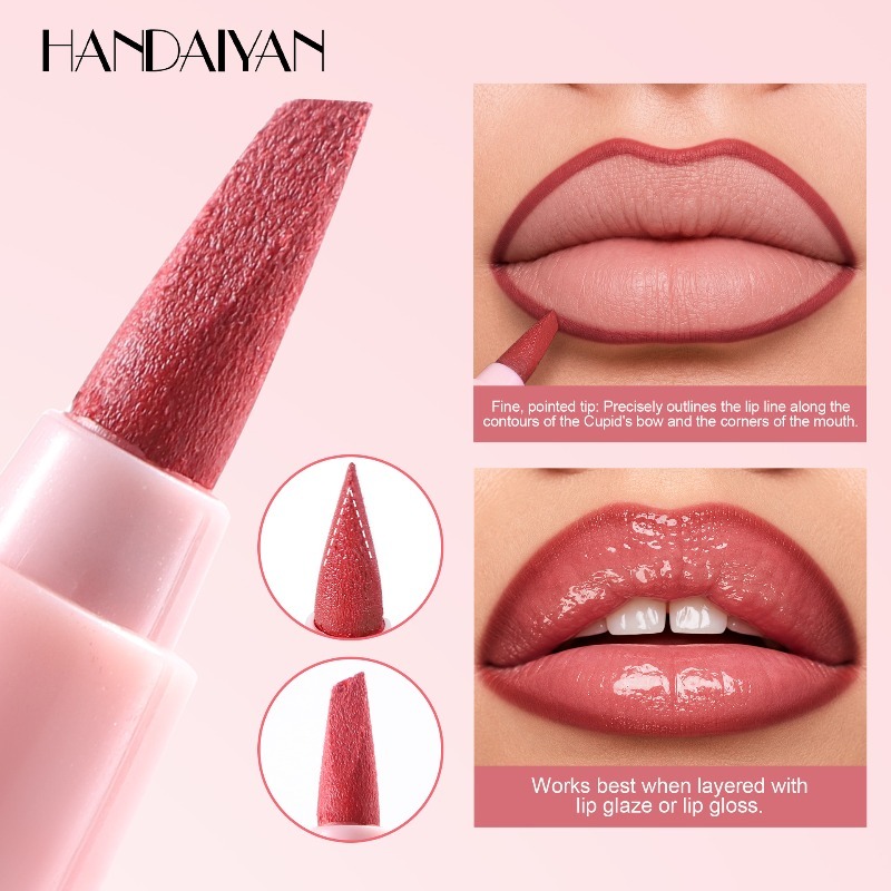 6 Colors Lip Liner Pen Long-La - Lip Liner Pencil 评论和价格
