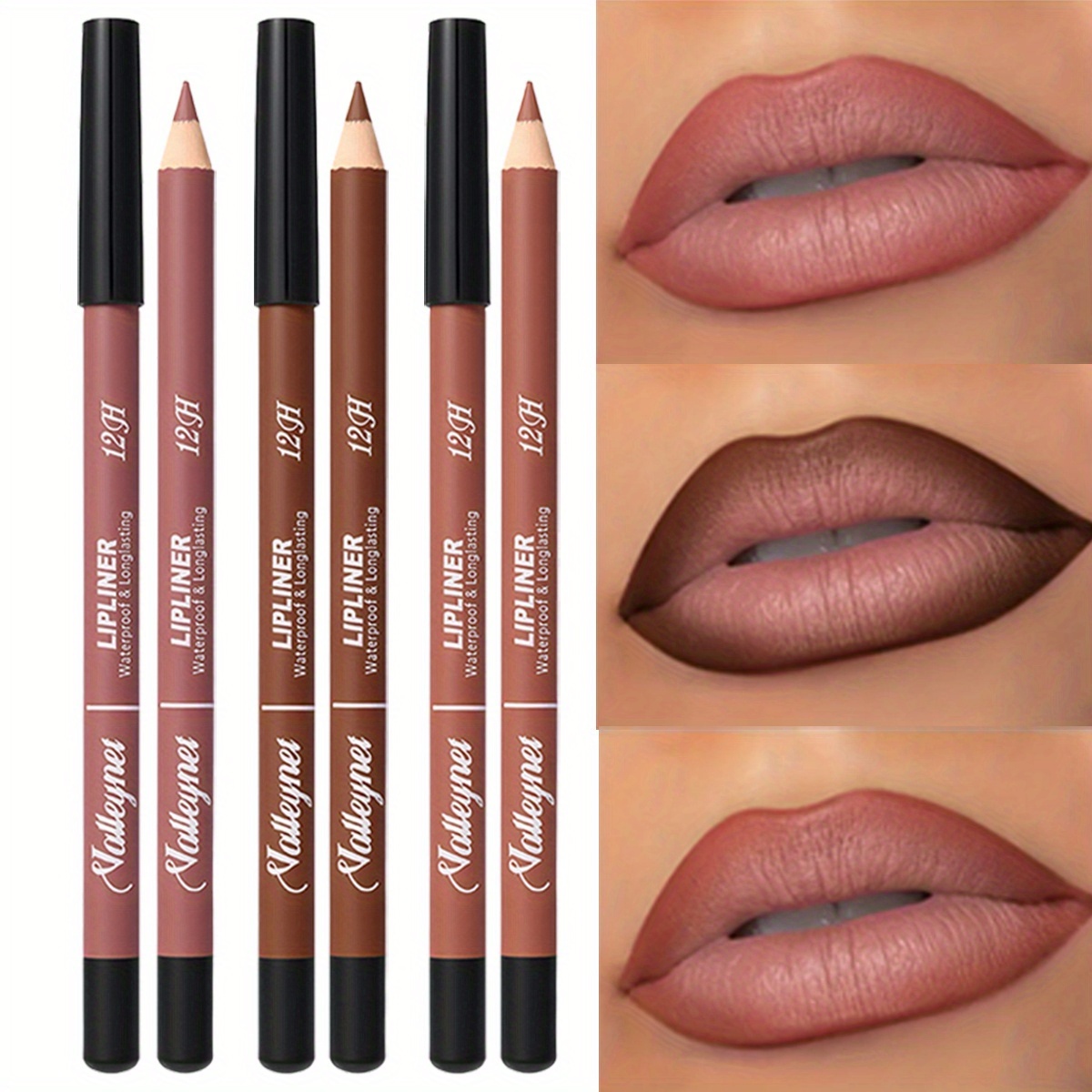 3 Colors Matte Lip Liner Penci - Lip Liner Pencil 评论和价格
