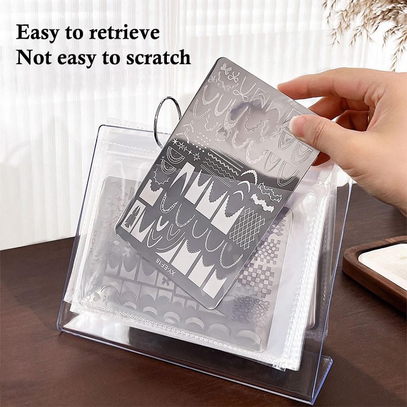 Nail Art Stamping Plate Holder - Nail Art Stamping Kit 评论和价格