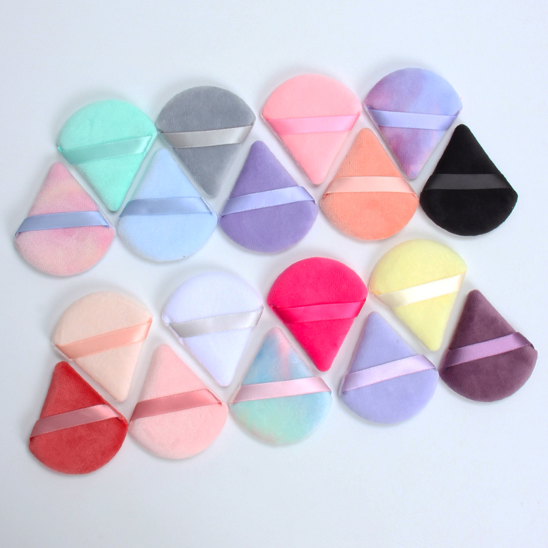 2 件 Triangle Powder Puff Face  - Beauty Makeup Desk 评论和价格