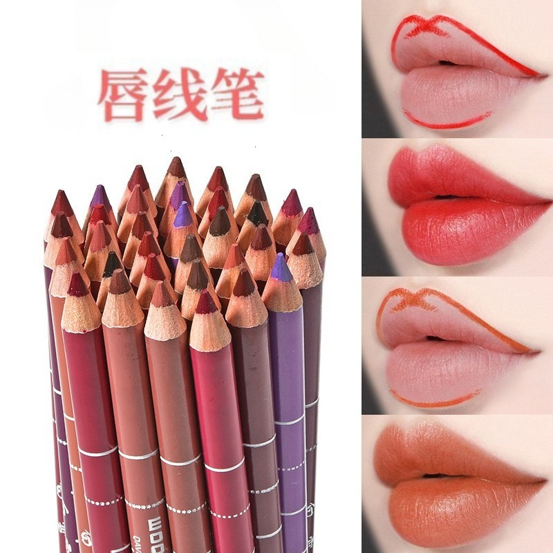 1PC Wood Professional Long Las - Lip Liner Pencil 评论和价格