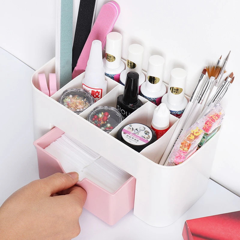 Nail Art Organizer Desktop Dra - Beauty Home Makeup 评论和价格