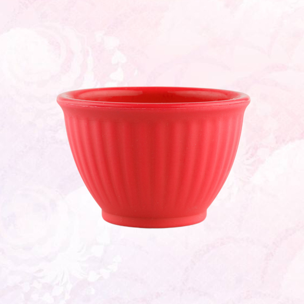 Red Silicone Facial Mask Bowl  - Beauty Home Makeup 评论和价格