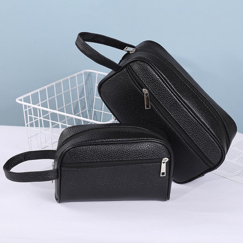 Travel Mens Toiletry Bag PU Le - Makeup Beauty Necessaire 评论和价格