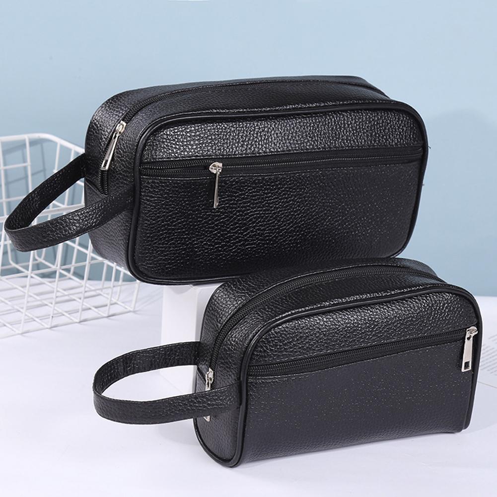 Travel Mens Toiletry Bag PU Le - Makeup Beauty Necessaire 评论和价格
