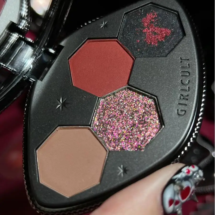 Girlcult 4 Color Eyeshadow Pal - Beauty Book Makeup Kit 评论和价格