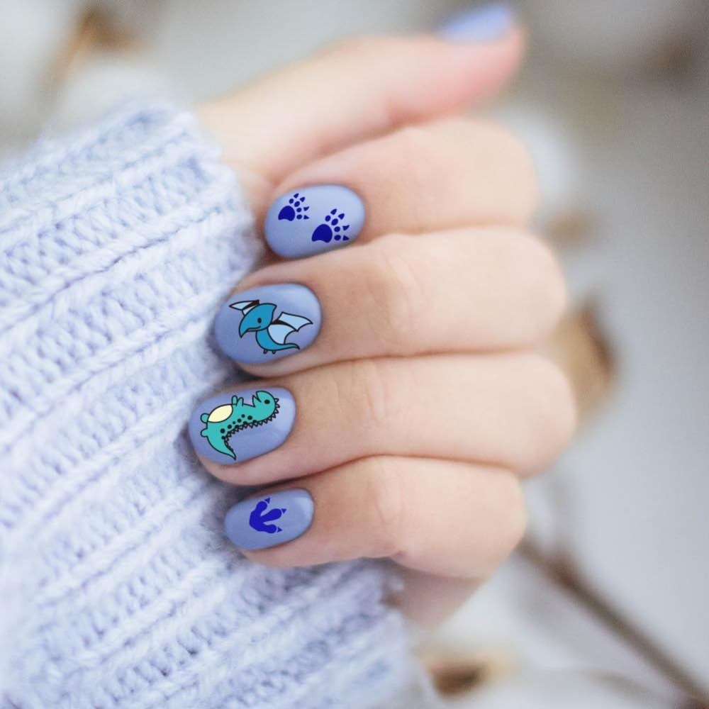 3pcs Dinosaur Nail Stamping Pl - Nail Art Stamping Kit 评论和价格