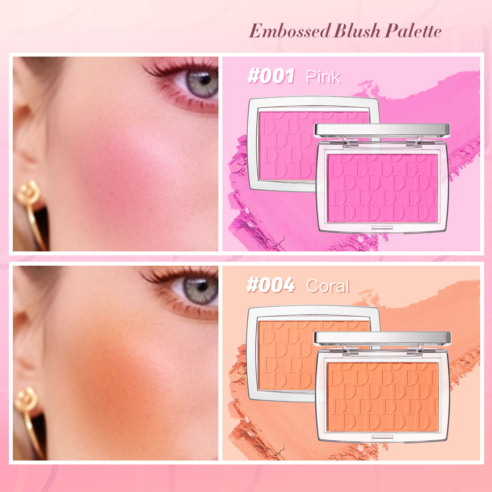 Hot Matte Embossed Blush Palet - Rare Beauty Makeup Highlighter 评论和价格
