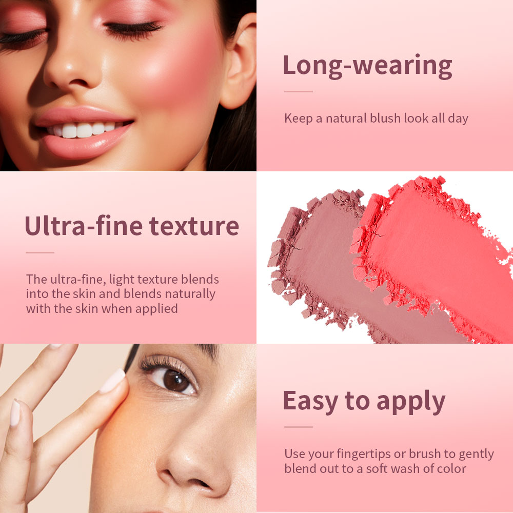 Hot Matte Embossed Blush Palet - Rare Beauty Makeup Highlighter 评论和价格