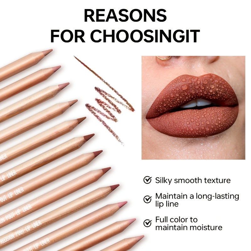 Matte Lip Liner Pencil Nude, L - Lip Liner Pencil 评论和价格